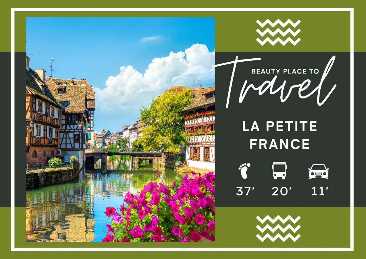 Petit Manoir En Ville - Parking Prive - 15 Min Hyper-Centre Strasbourg Eksteriør billede