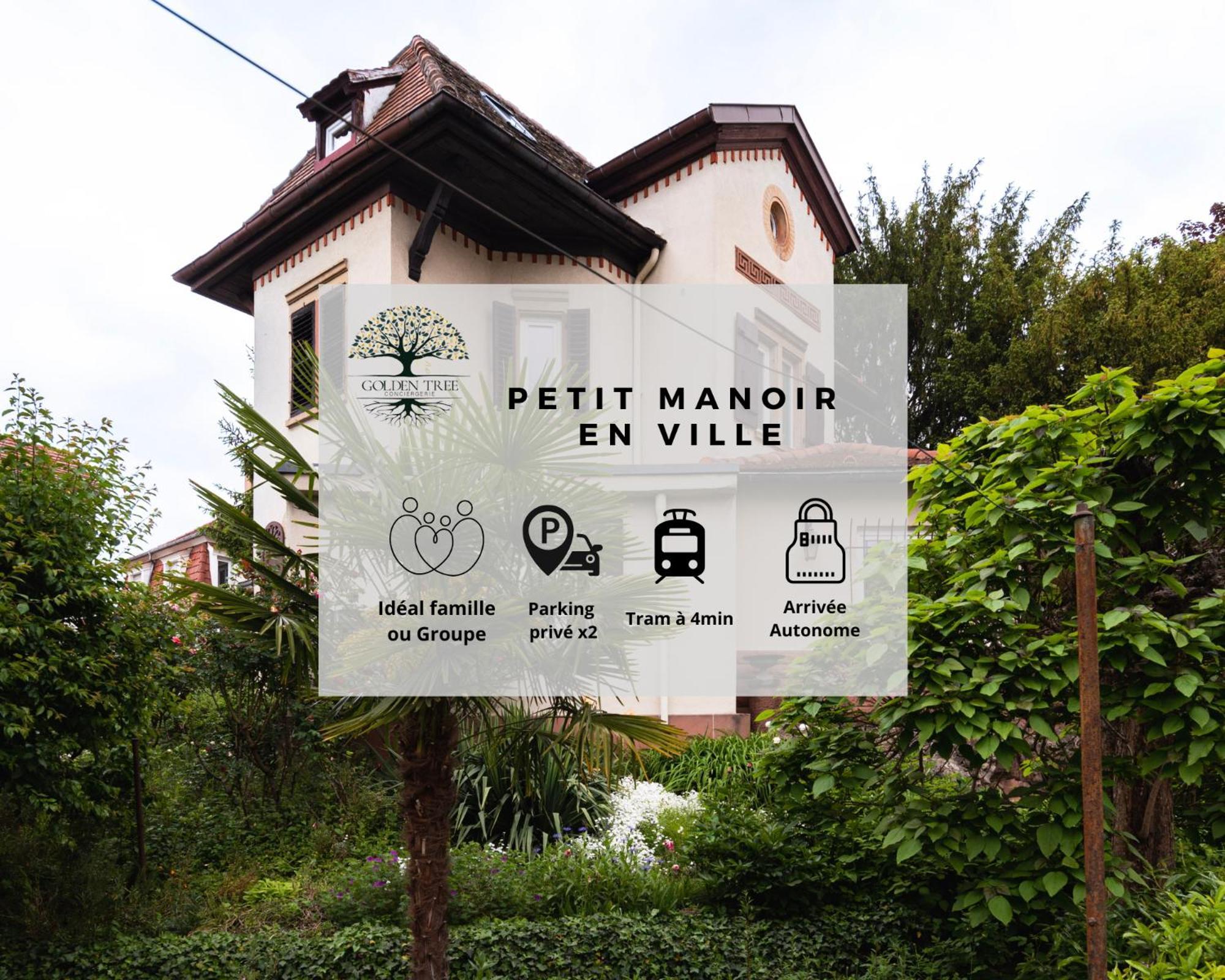 Petit Manoir En Ville - Parking Prive - 15 Min Hyper-Centre Strasbourg Eksteriør billede